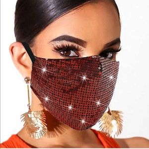 Sequin mask $9 many colors, message me